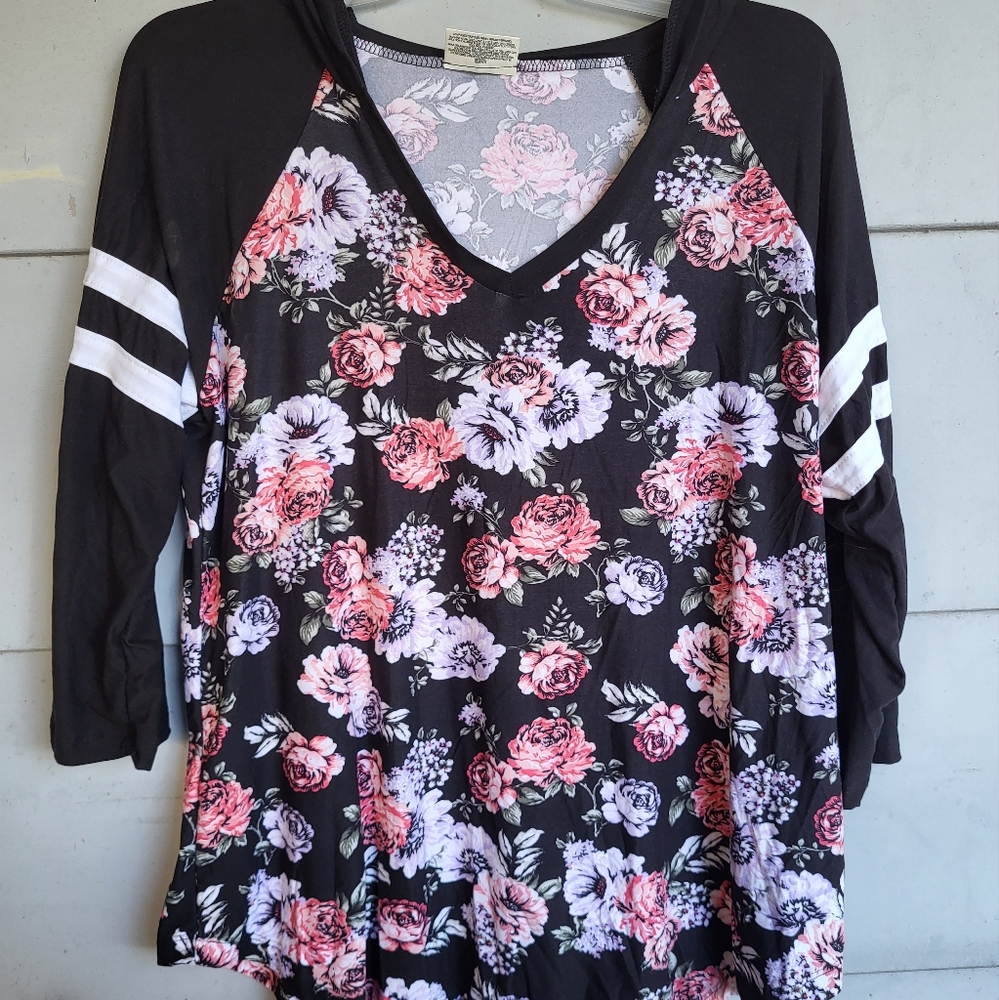 Women's Plus Size Hoodie T-shirt